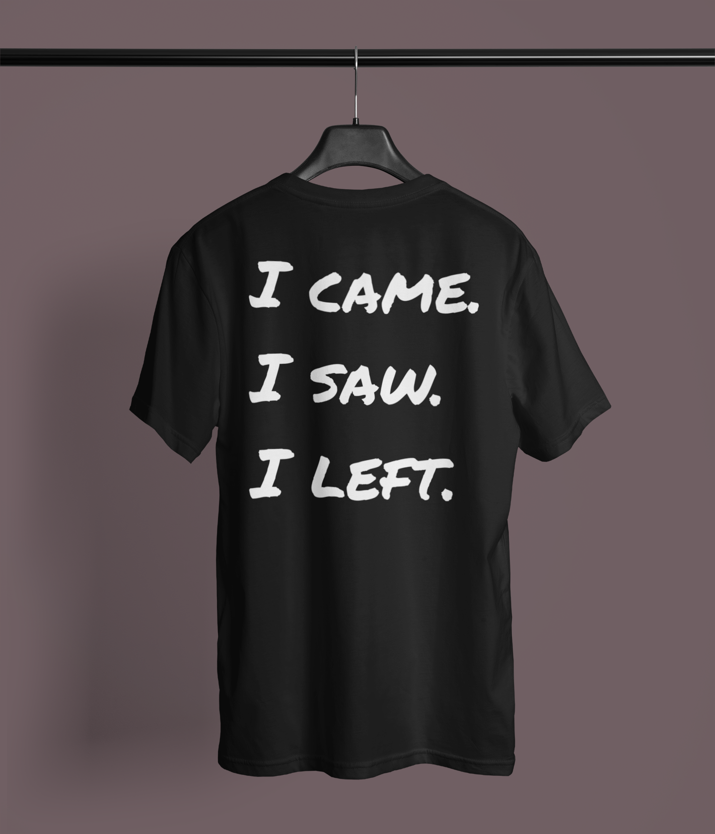 I Came. I Saw. I Left.
