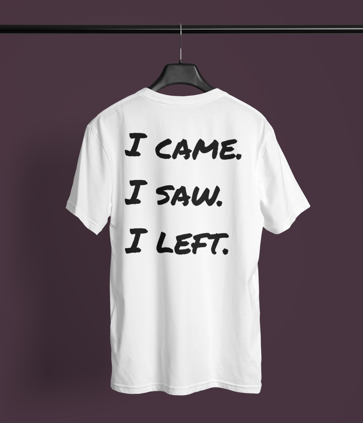I Came. I Saw. I Left.