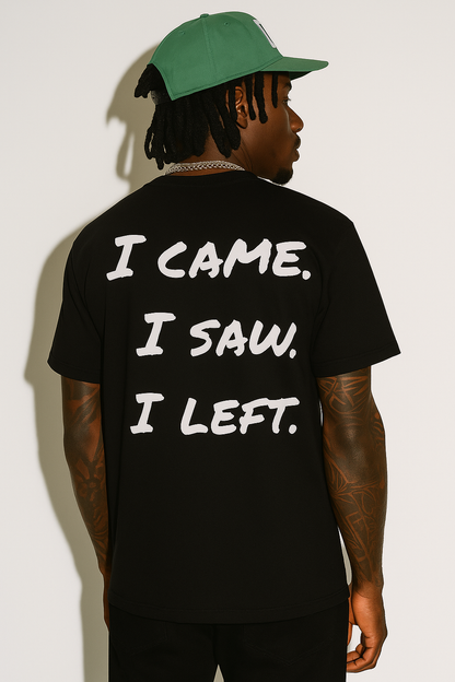 I Came. I Saw. I Left.